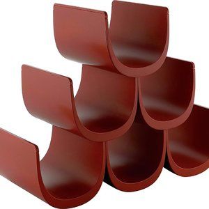Alessi "Noe" Modular Bottle Holder In Thermoplastic Resin, Dark Red, NEW in Box